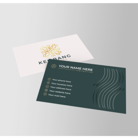 400gsm Gold Foil Spot UV Matt Lamination
